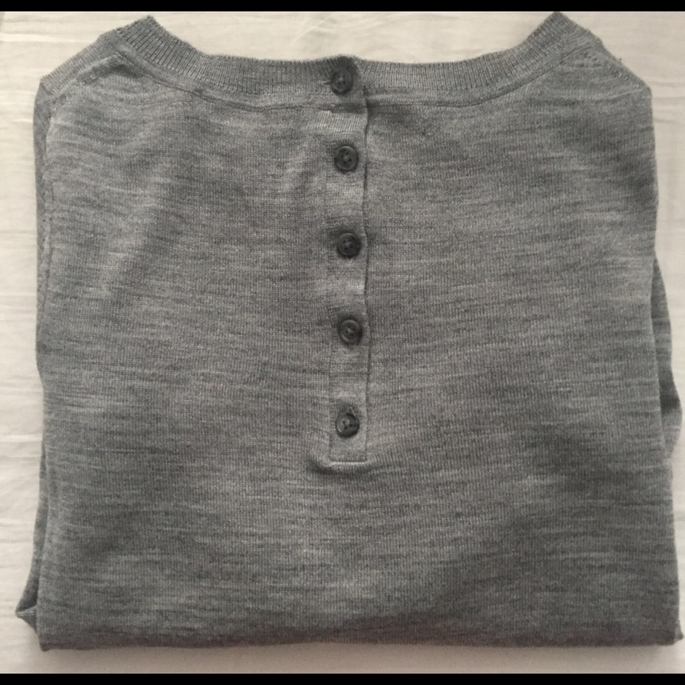 Buttoned back sweater